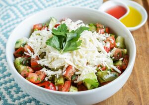 Plat macédonien : Shopska Salata